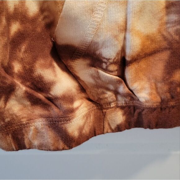 Sundown by Splendid Tie Dye Zip Up Hoodie Brown  Small NWT - Picture 6 of 9